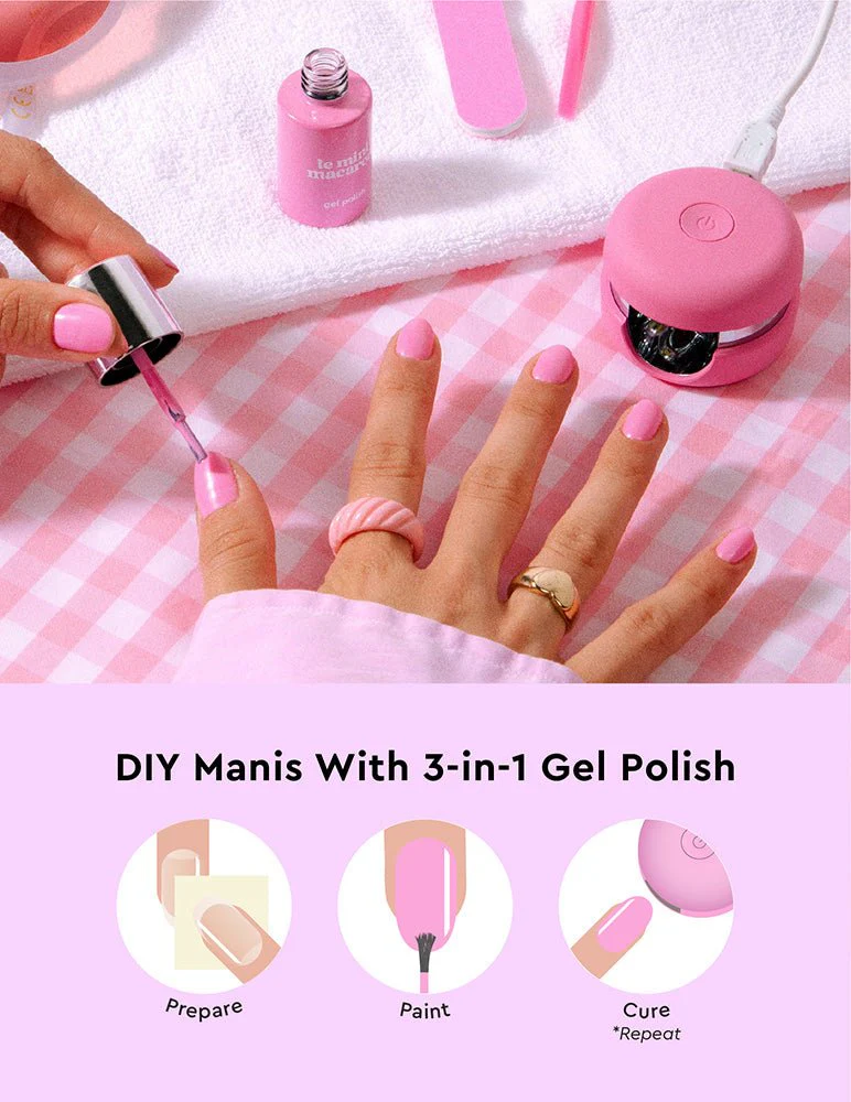 Bubblegum Crush - Gel Manicure Kit - Image 4
