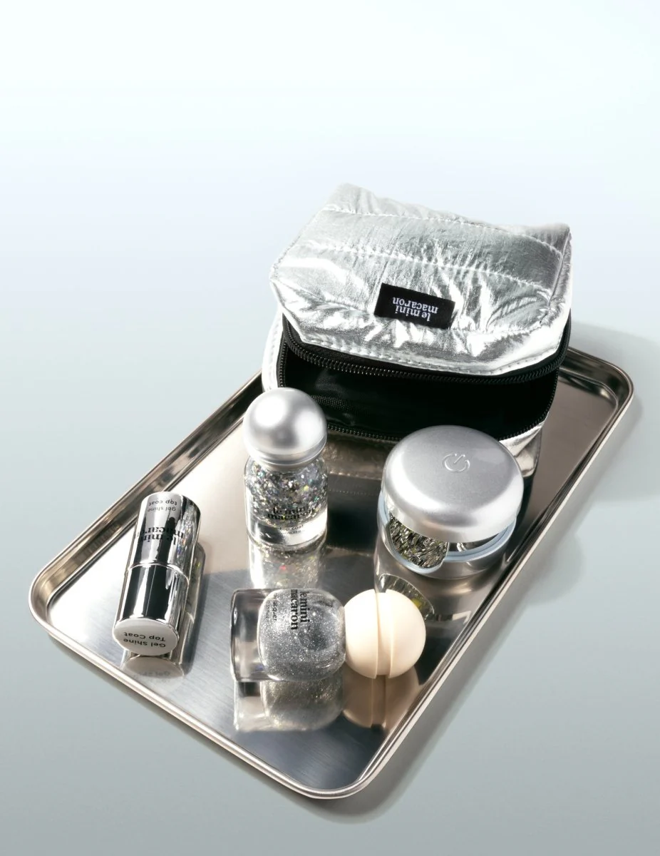 Small Travel Pouch - Disco Silver - Image 3