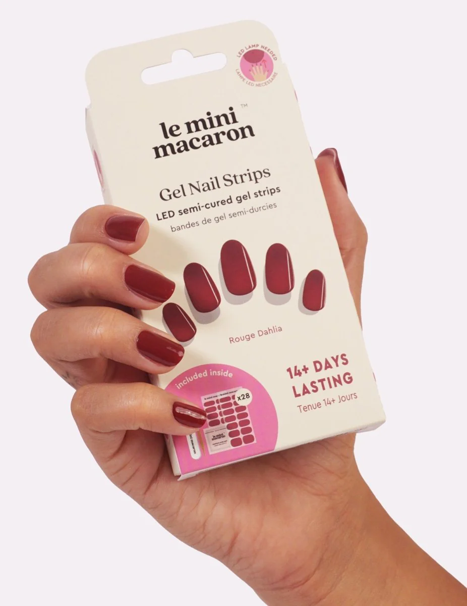 Gel Nail Strips - Rouge Dahlia - Image 7