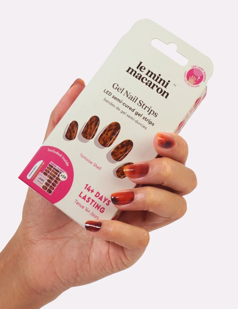 Gel Nail Strips - Tortoise Shell - Image 3