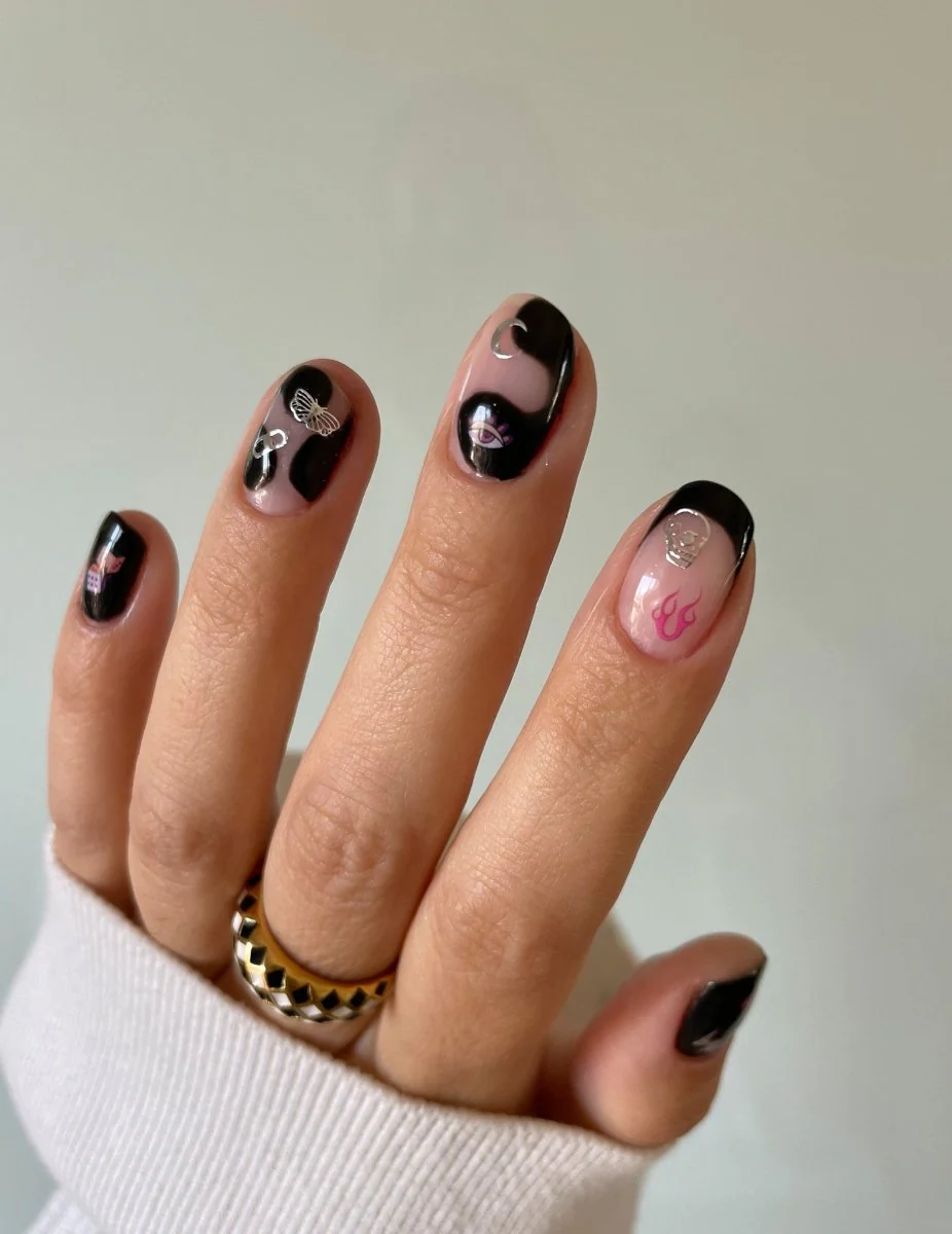 Gothic Girl - Mini Nail Stickers - Image 3