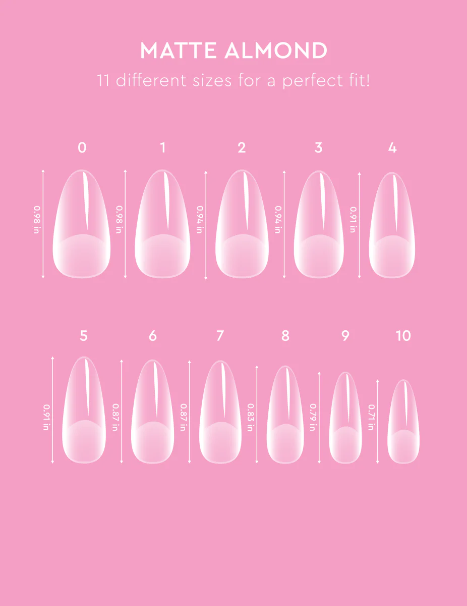 Le Soft Gel Tips - Matte Almond - Image 6