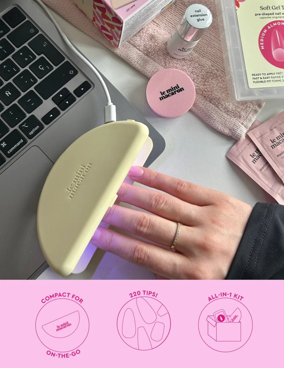 Le Soft Gel Tips - Medium Almond Starter Kit - Image 4