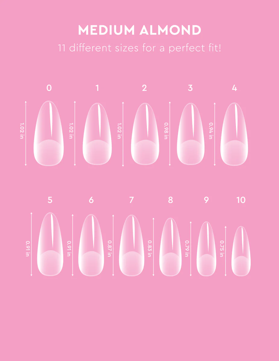 Le Soft Gel Tips - Medium Almond - Image 7