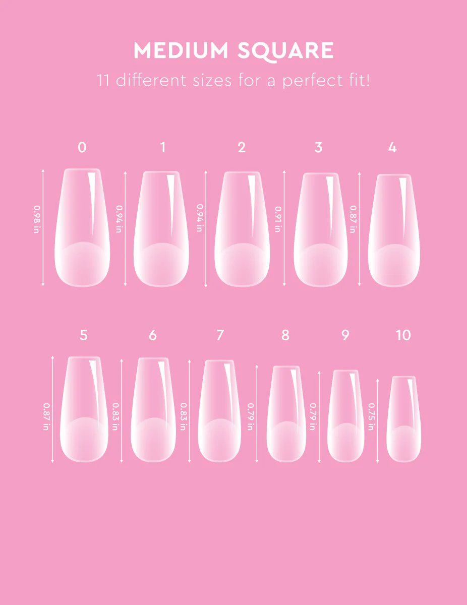 Le Soft Gel Tips - Medium Square - Image 6